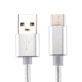 Knit Texture USB to USB-C / Type-C Data Sync Charging Cable, Cable Length: 3m, 3A Total Output, 2A Transfer Data
